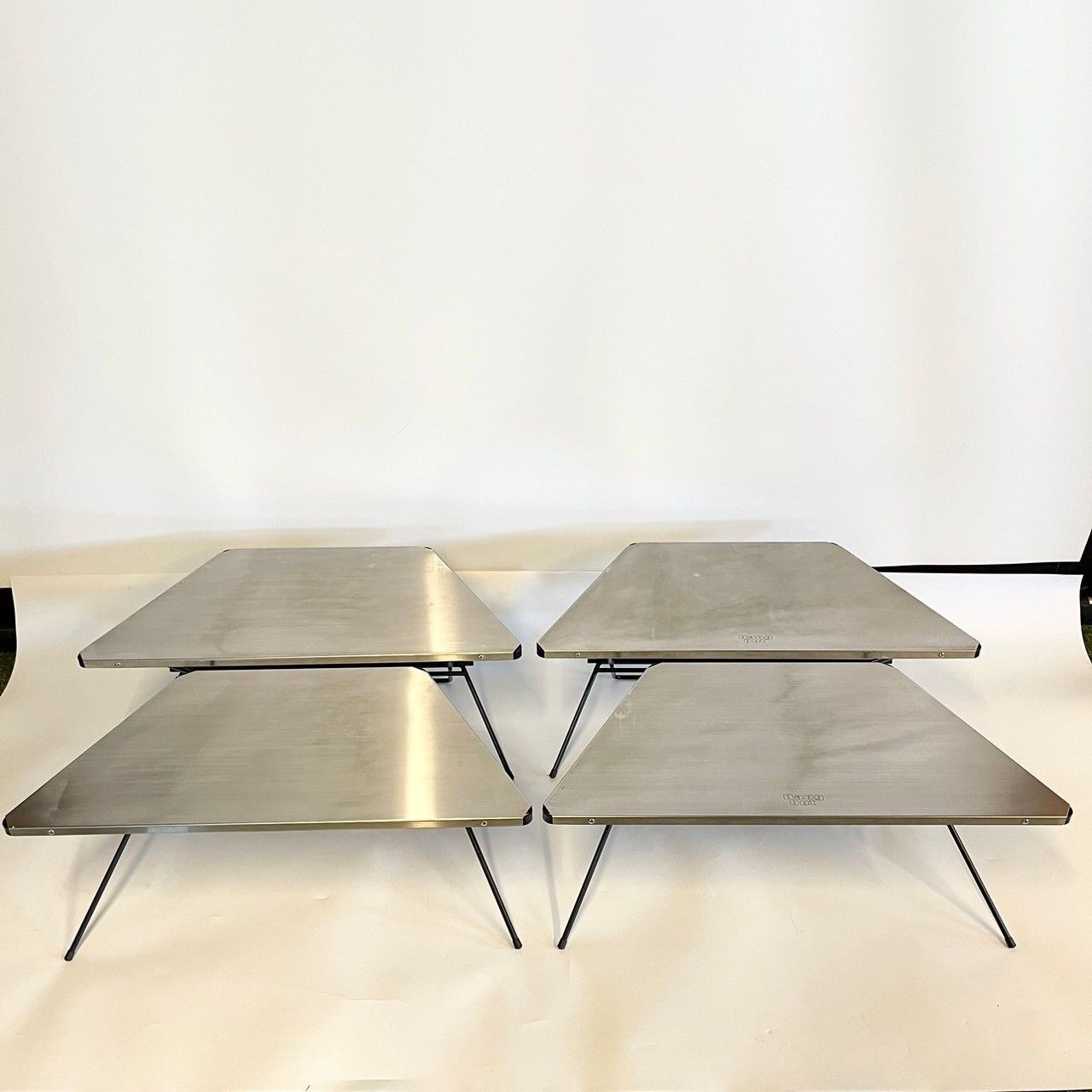 新品 Hang Out ハングアウト アーチテーブルステンレス 弘益 アウトドア テーブル ステンレストップ 1台 アーチテーブル
