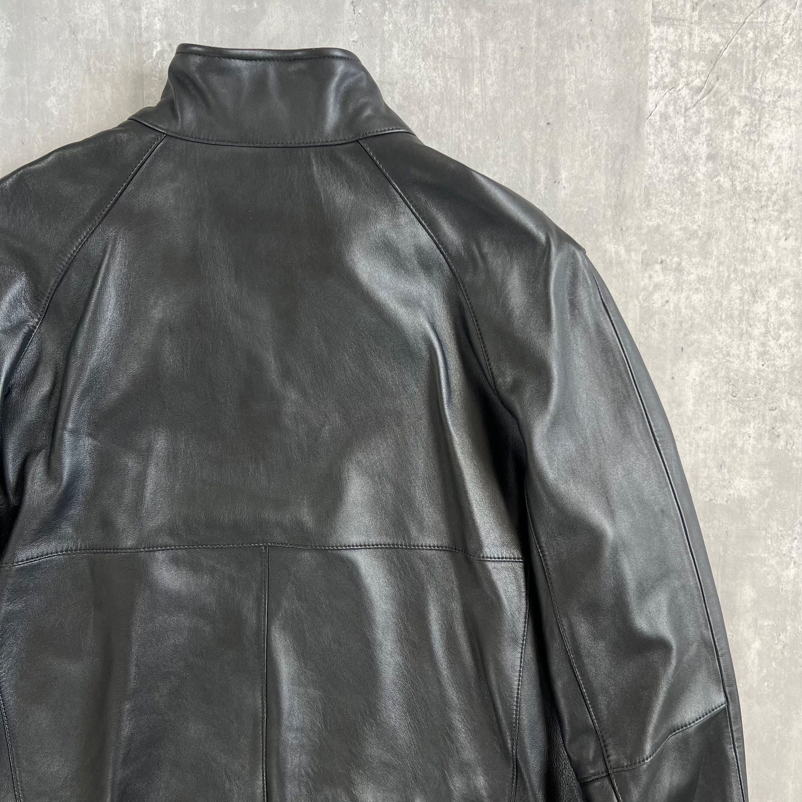 00s Eddie Bauer エディーバウアー STORM LEATHER 羊革 スタンド