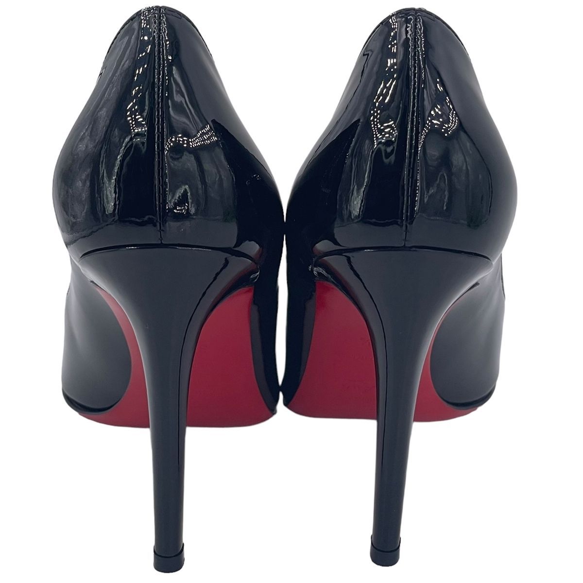 中古 クリスチャンルブタン パンプス 黒×カーフ 38.5