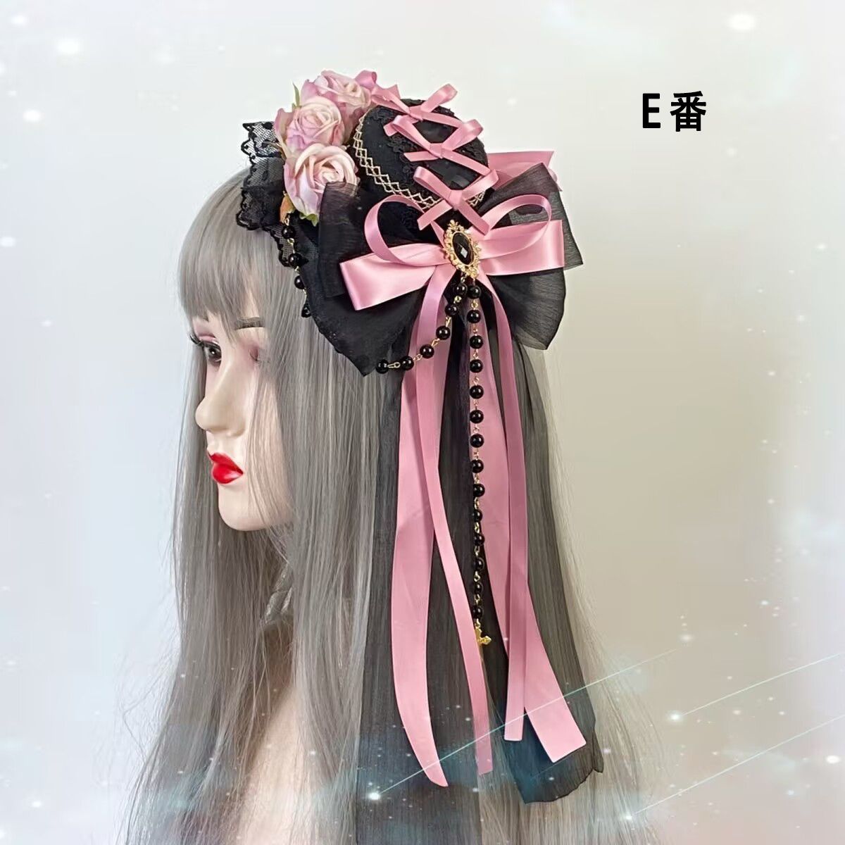 質問、製作依頼専用、販売ページではありません! カチューシャ ショルダーバッグ 帽子 リボン ヘアアクセサリー