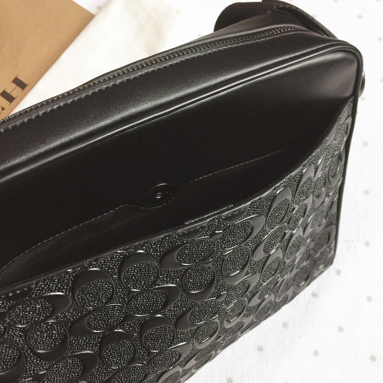 セール中】COACH コーチバッグ F28455 ブラック ショルダーバッグ