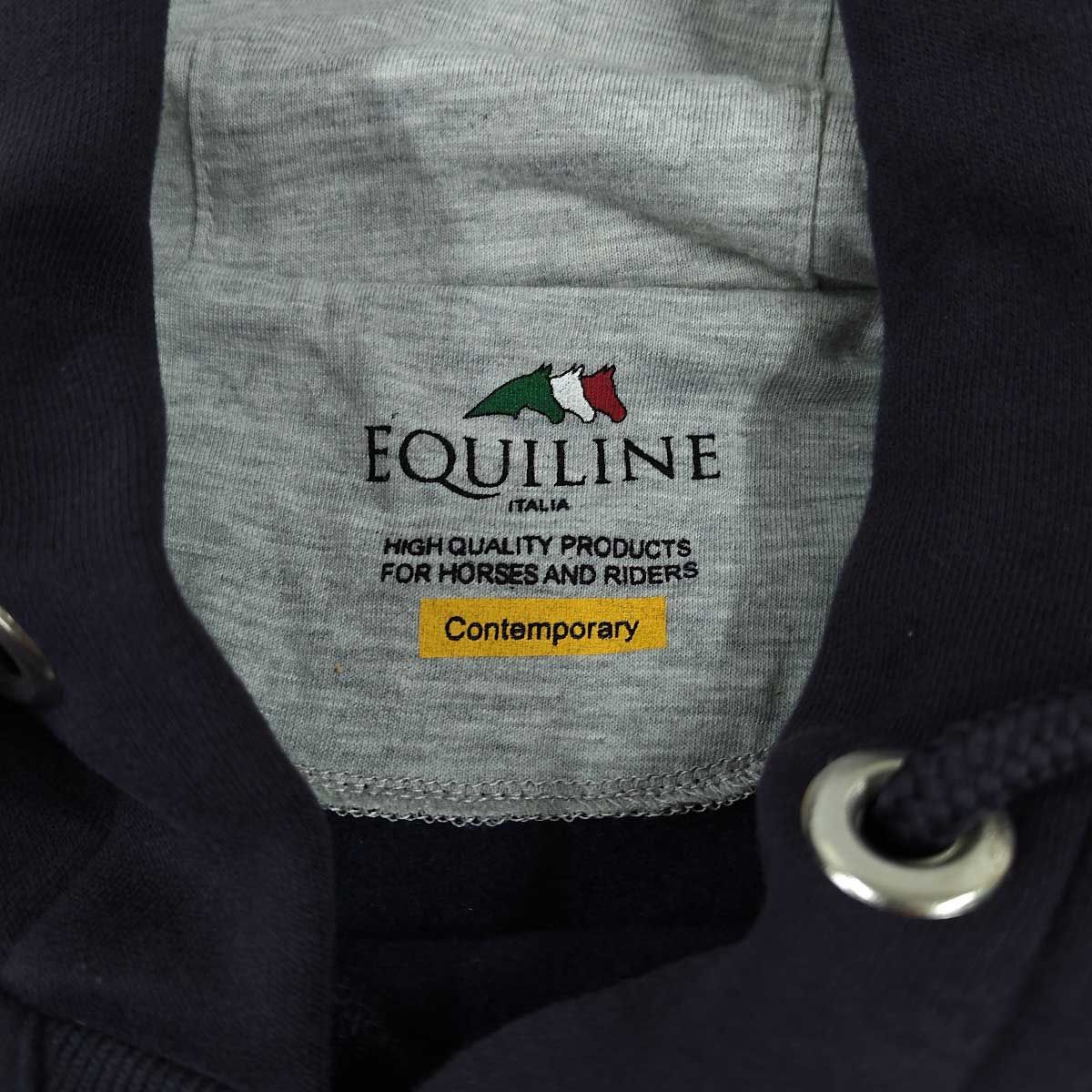 【未使用】エクイライン EQUILINE MUJER FUNNY スウェット パーカー S レディース 乗馬 馬術