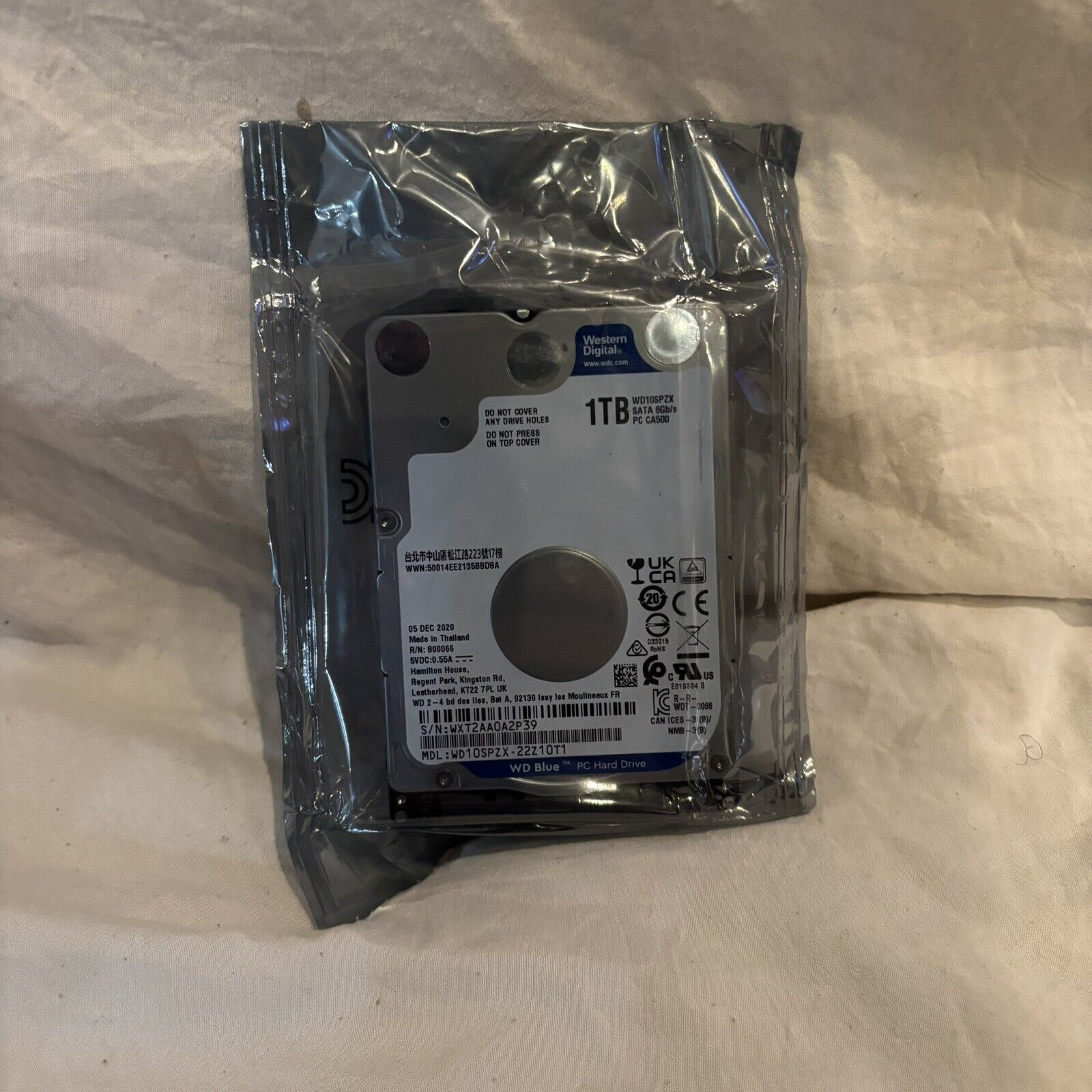 WD_BLACK 500GB ゲーミング SATA ハードドライブ HDD、7200 RPM、64MB