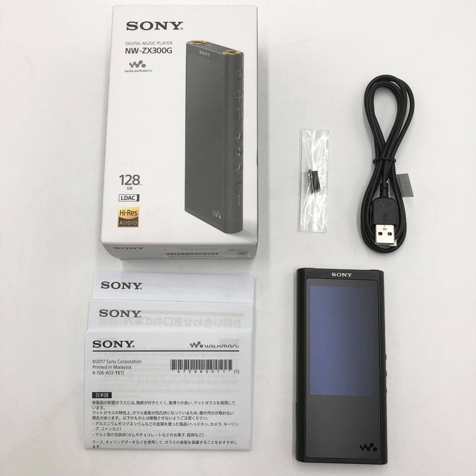 ソニー ウォークマン ZXシリーズ 128GB NW-ZX300G : φ4.4mm