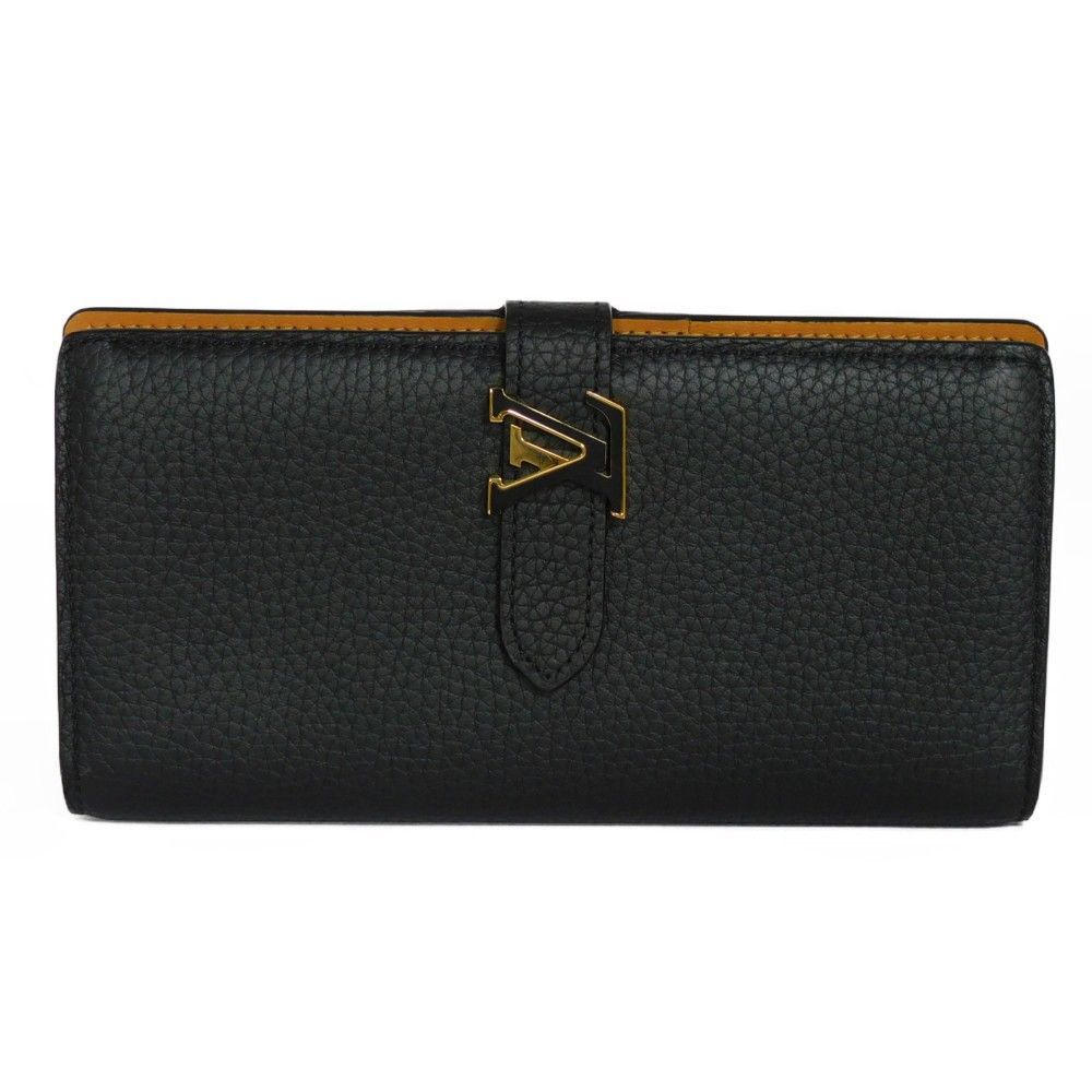 ルイ・ヴィトン LV ヴェルティカル ウォレット 二つ折り ノワール  