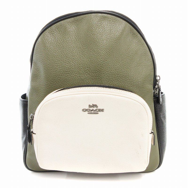 コーチ COACH リュックサック デイパック レザー カーキ C2797 /AE 
