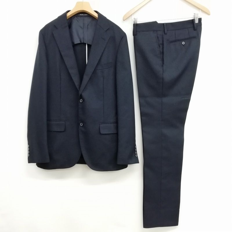 マッキントッシュフィロソフィー MACKINTOSH PHILOSOPHY トロッター シングル 2B スーツ セットアップ ジャケット スラックス 42 | 40 ネイビー 紺