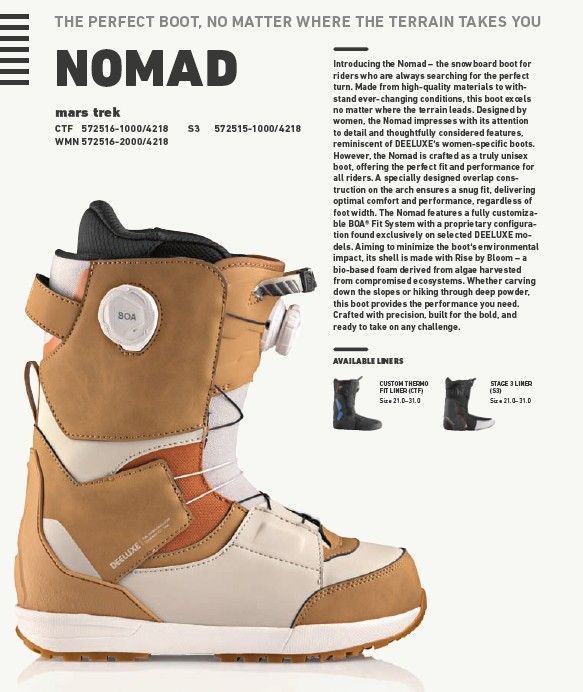 25-26 DEELUXE BOOTS NOMAD S3 MARS TREK 26.5CM 土日祝発送OK 12000