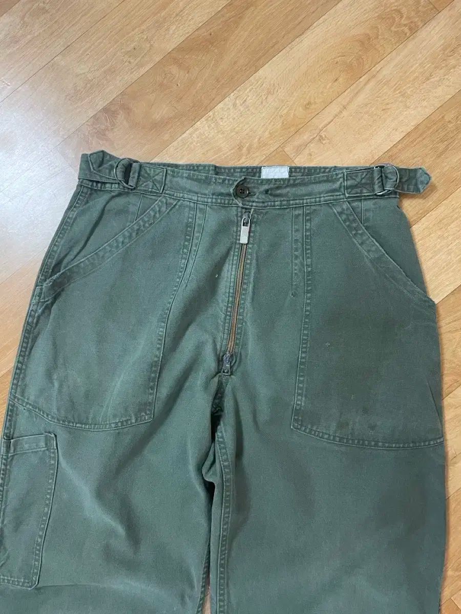 70 s フレンチ空軍ミリタリー メカニック パンツ ヴィンテージ