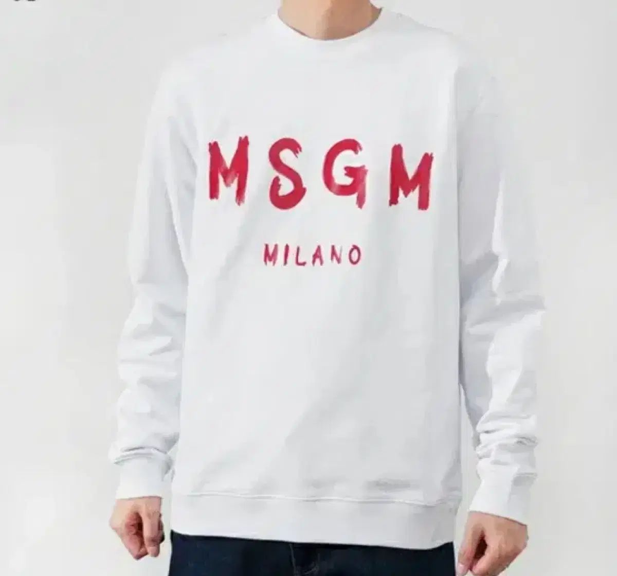 MSGM レディース 手書き風ロゴ トレーナー／スウェット エムエス