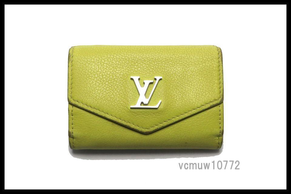 RFIDタグ近年 美 LOUIS VUITTON トリヨン ポルトフォイユ ロックミニ レザー 3つ折り財布 ルイヴィトン 0501fq3053-10M