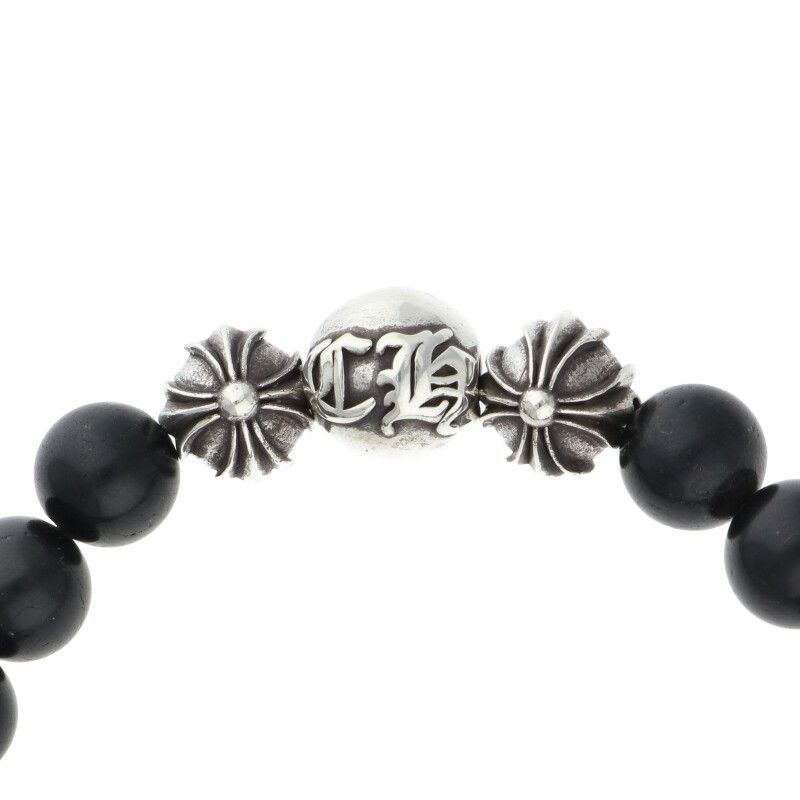 クロムハーツ 10mm BEAD/10mmビーズブレス BEAD10mmブラックビーズ  