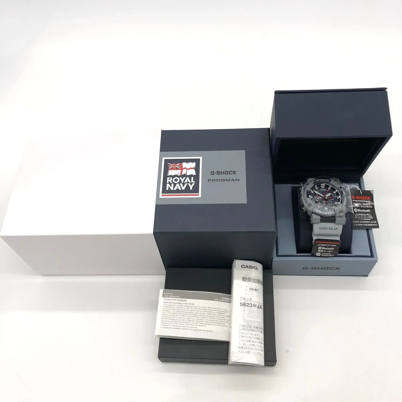 ▽【稼働品】CASIO/カシオ G-SHOCK ROYAL NAVYコラボレーションモデル ...