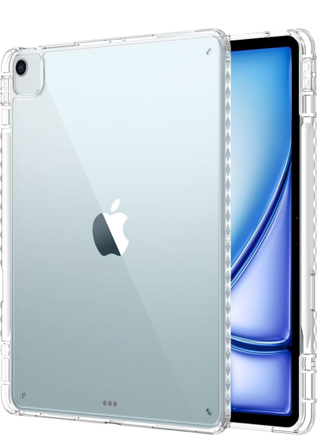 ☆VENINGO iPad Air 13インチ ケース M2 2024専用 透明 薄型軽量 耐