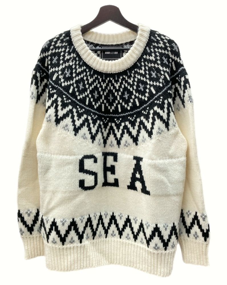ウィンダンシー WIND AND SEA 22AW NORDIC SWEATER ノルディック 厚手 