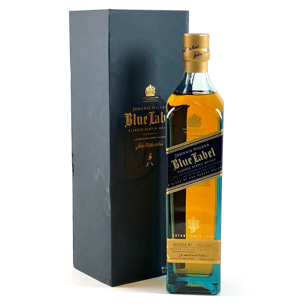 ジョニーウォーカー JOHNNIE WALKER ブルーラベル 750ml スコッチウイスキー ブレンデッド 【古酒】