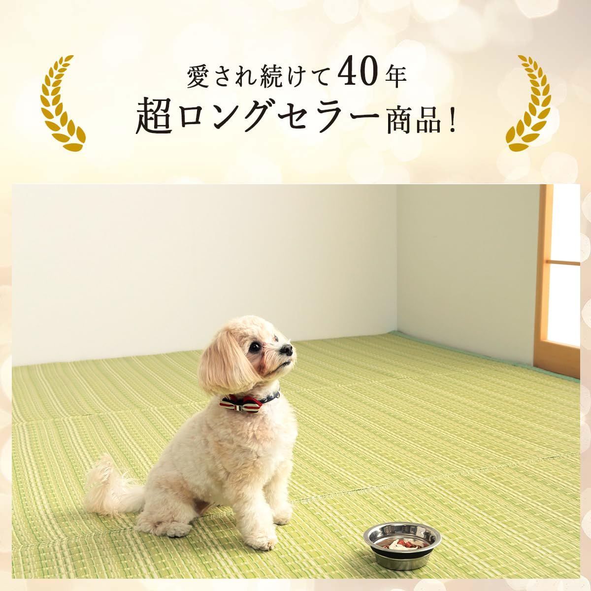 傷がつきにくく引っ掻き傷にも強い丈夫なPP素材で作ったカーペット
