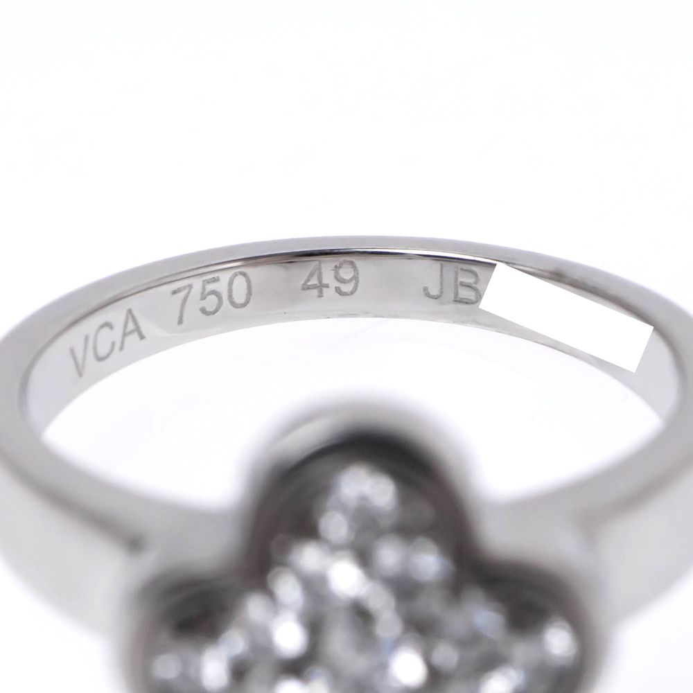 名東】ヴァンクリーフ＆アーペル ピュアアルハンブラ リング 49号