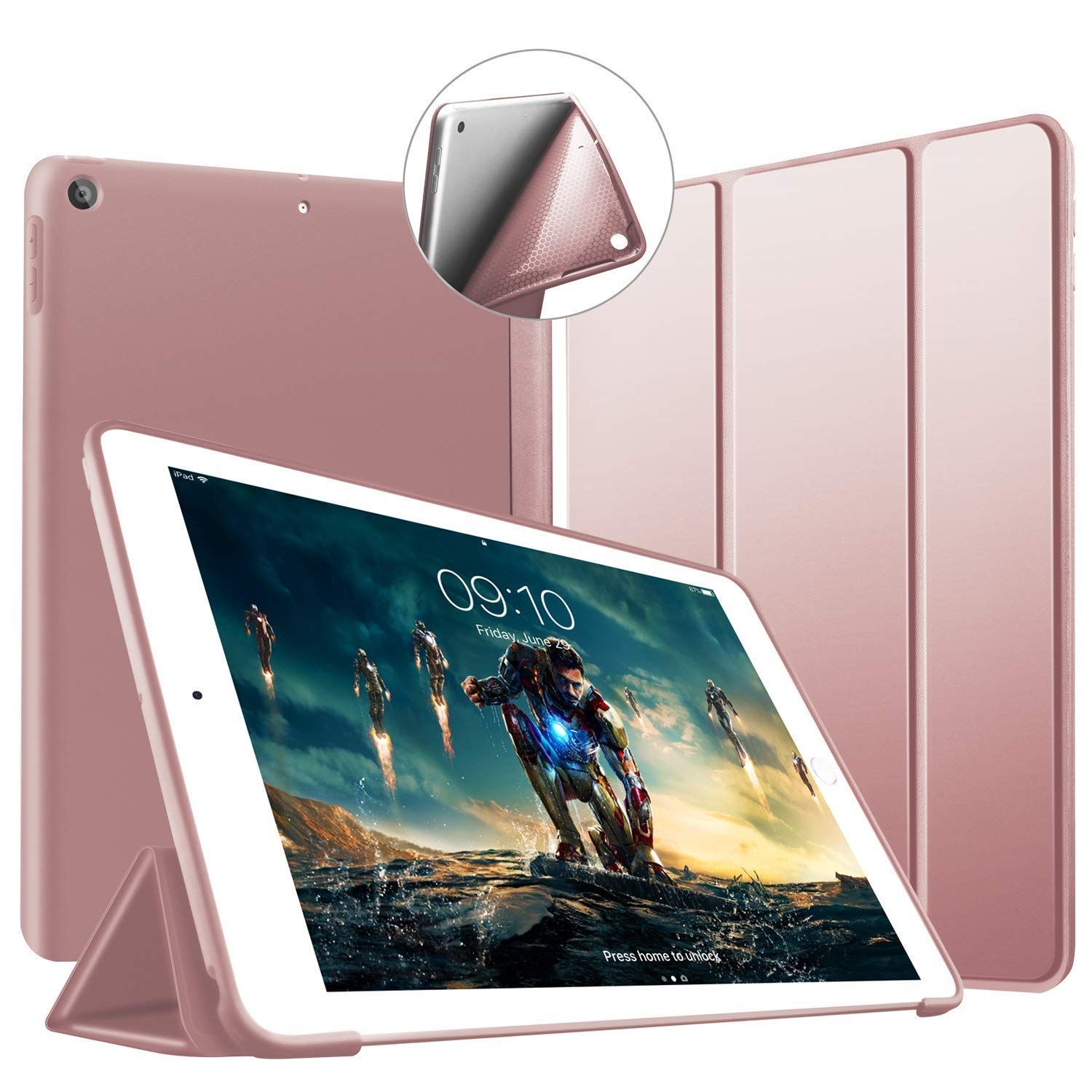 新品 VAGHVEO iPad 2 3 4 ケース 超薄型 超軽量 グリーン - iPad