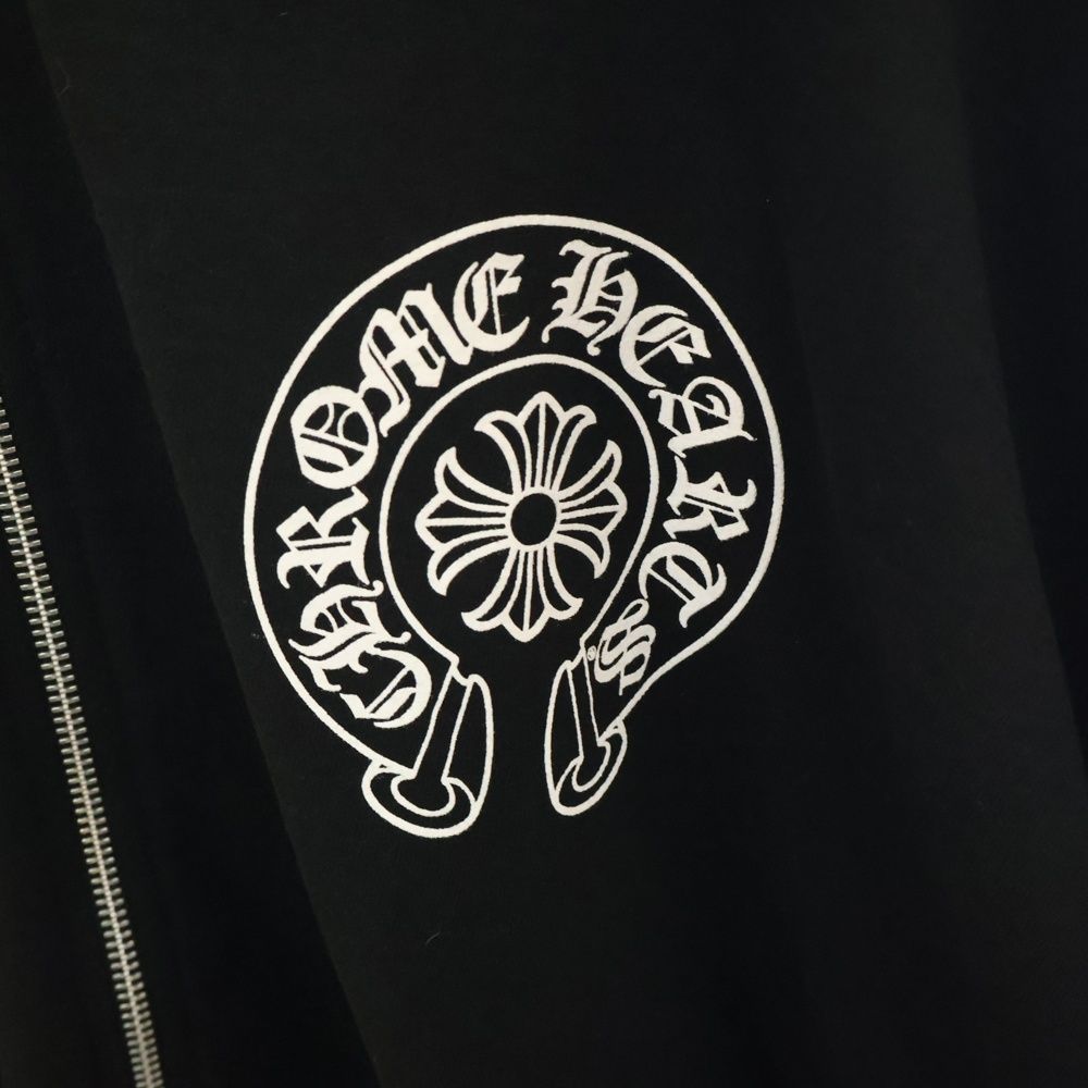 クロムハーツ ホースシュープラス ダガー ジップ フリース CHROME HEARTS (クロムハーツ) SWTSHRT HD ZIP 大阪限定バック