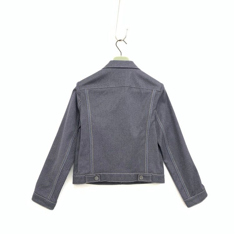 未使用品 HERMES エルメス ステッチデニムライダース ジャケット 