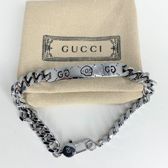 GUCCI ブレスレット シルバー グッチゴースト グッチ GUCCI ブレスレット 455321 J8400 0701 GUCCI GHOST