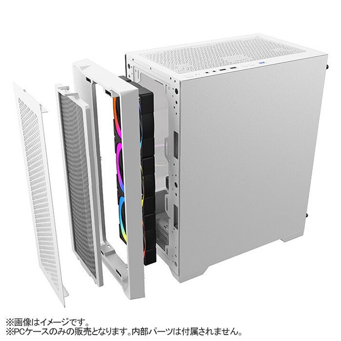 新品】ゲーミング PCケース ミドルタワー ブラック メッシュM