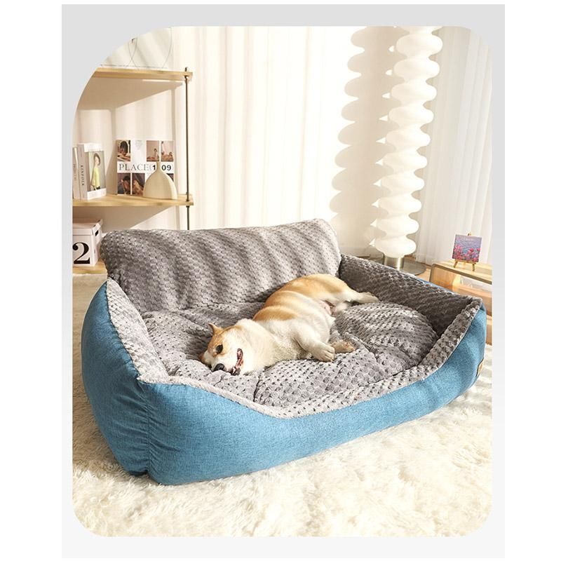  ペットベッド 猫犬用 ソファ ペット用寝袋 犬猫兼用 あごのせ 犬のベッド 暖かい 保温 犬 洗える かわいい ふわふわ もこもこ 猫ベッド その他 ベッド クッション ハウス