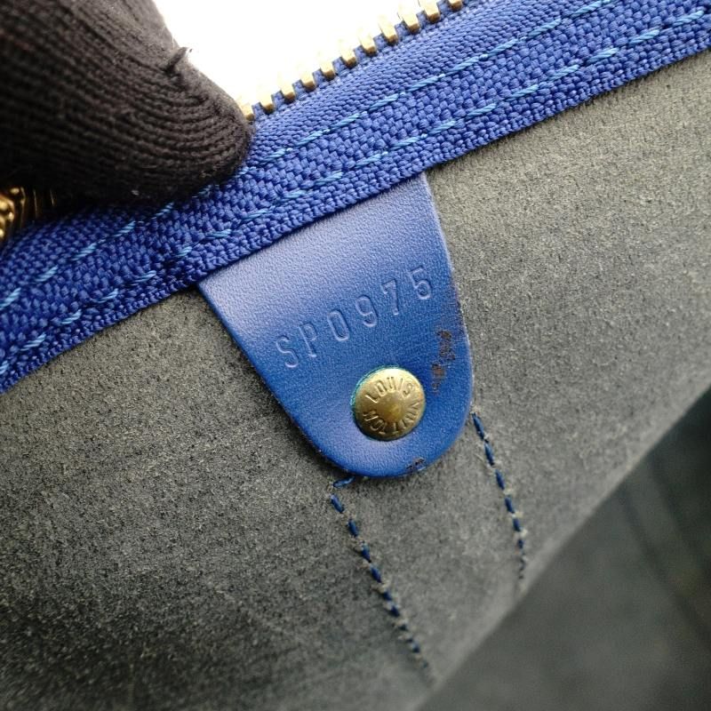 ルイヴィトン LOUIS VUITTON エピ キーポル 55 ブルー レザー ボストンバッグ 青 旅行用 7-7-355 WWW_KARIMZIABAT_FR