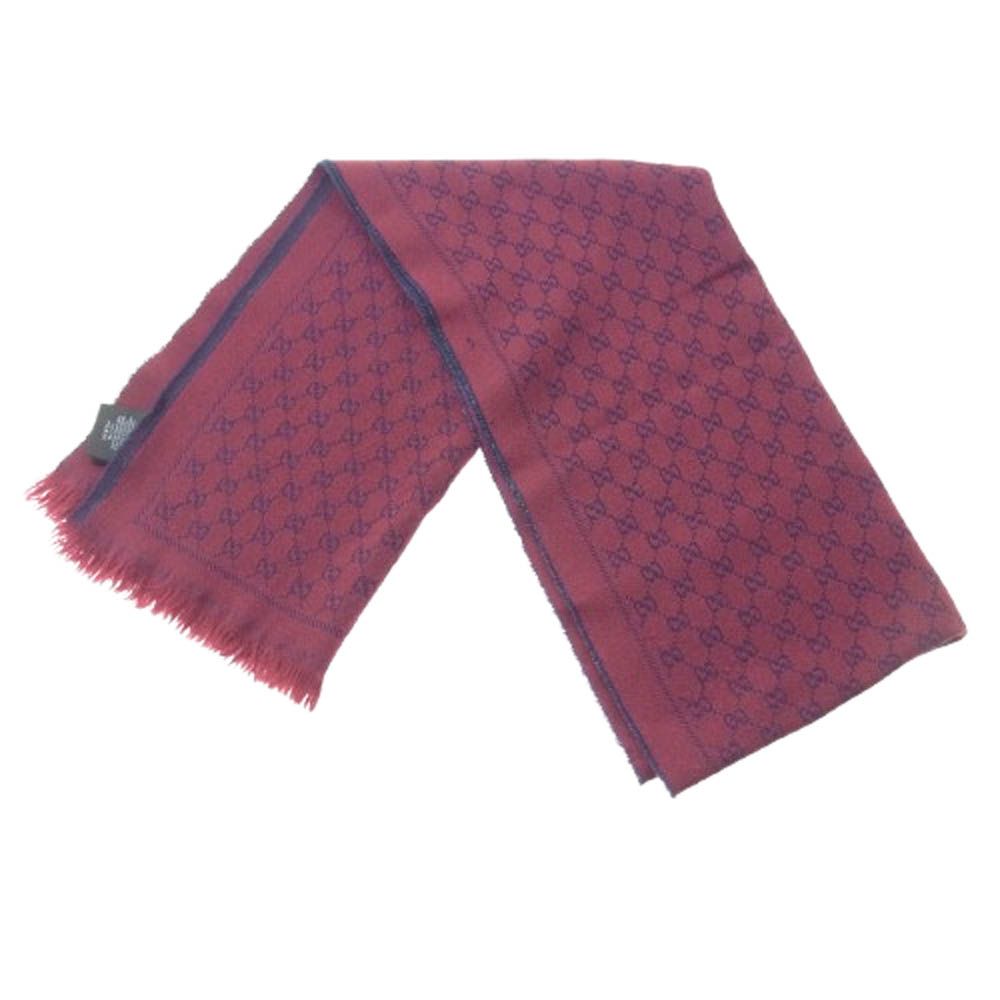 【新品】GUCCI マフラー GGジャカード ウールシルク スカーフ GGジャカード ウールシルク スカーフライトグレー | GUCCI公式