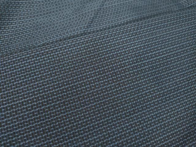 平和屋着物○男性 本場大島紬 アンサンブル 100亀甲 総詰め 正絹 逸品  