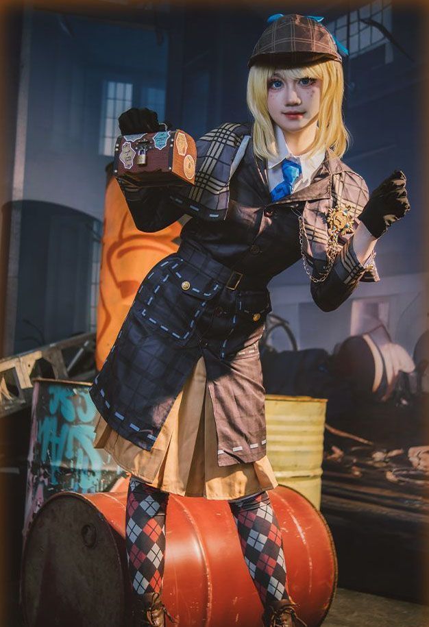 新品未使用 第五人格 コスプレ衣装 園丁 真相小姐 英倫探偵風