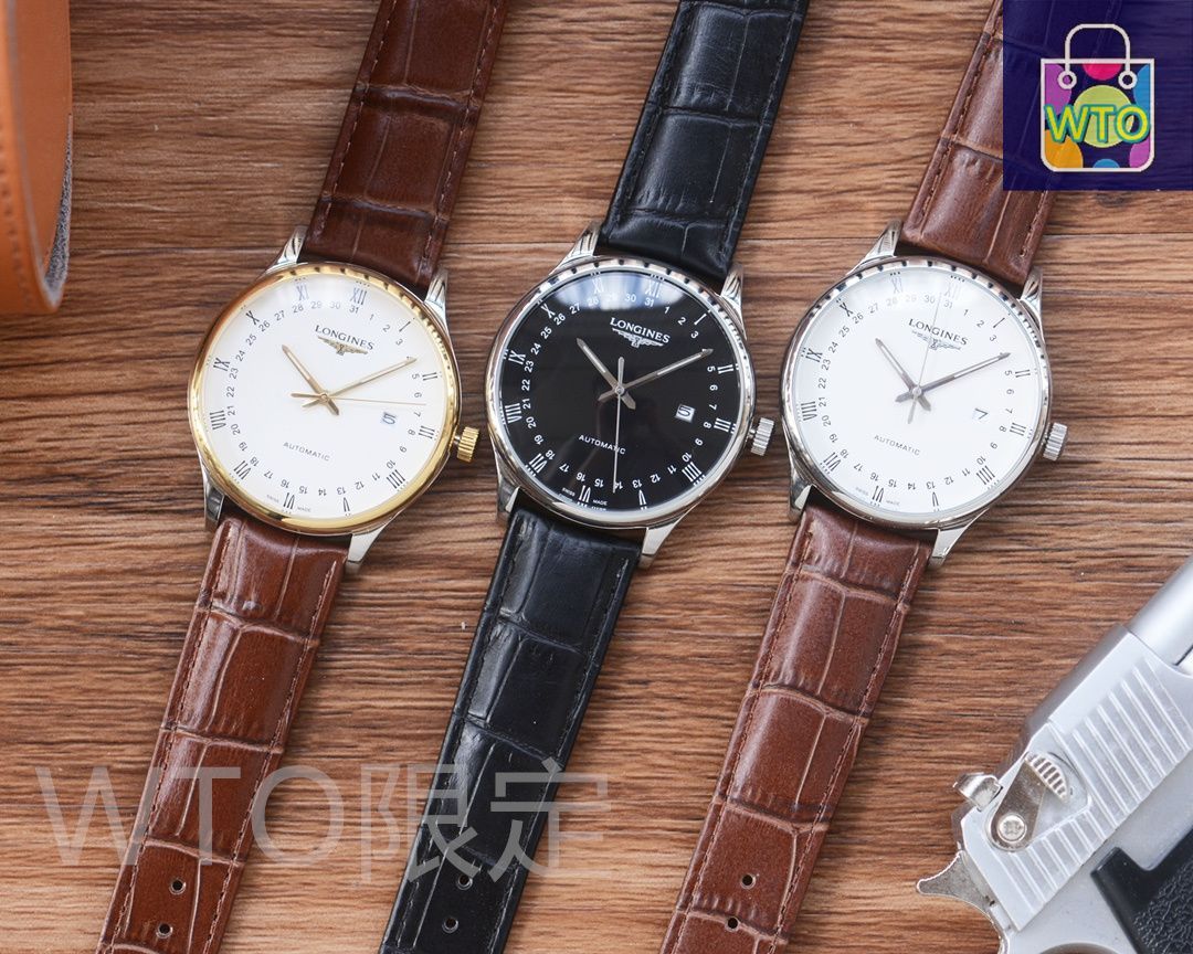 今日 Longines ロンジン 三?シリーズ 全自動機械ムーブメント搭載
