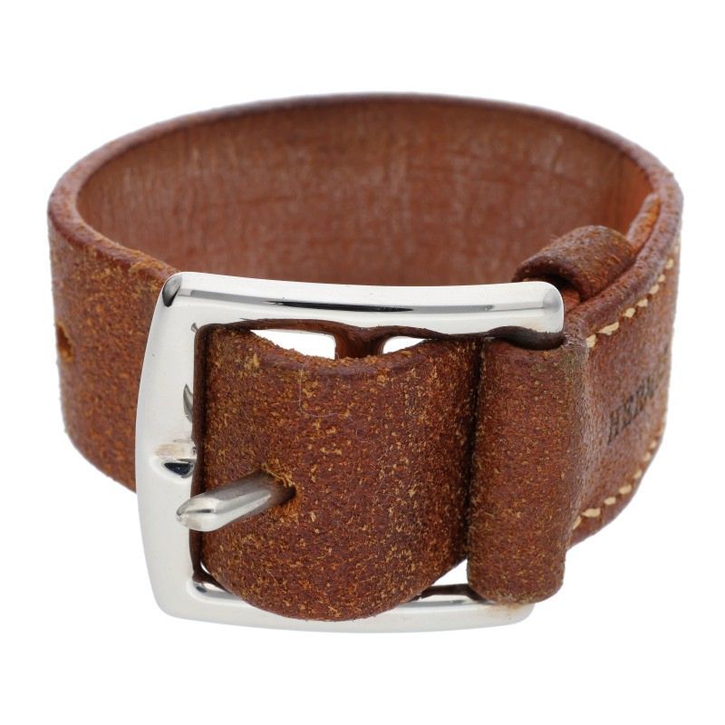 □E刻印レザーブレスレット