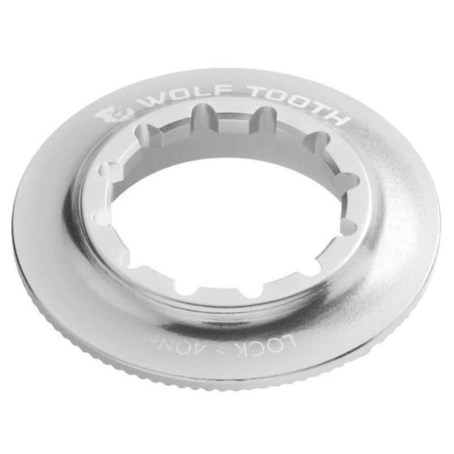 WOLF TOOTH ウルフトゥース Centerlock Rotor Lockring センターロック ローター 内セレーション ロックリング ローシルバー