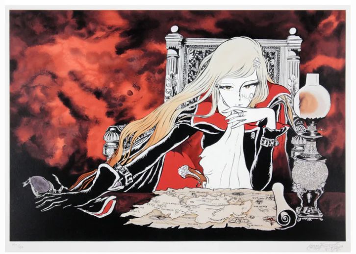 松本零士 永遠のエメラルダス シルクスクリーン - メルカリ