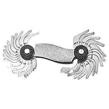 HHIP スクリューピッチゲージセット 28 Piece 0.25-2.50 mm 60 Degree Tread Range 4901-0028 1