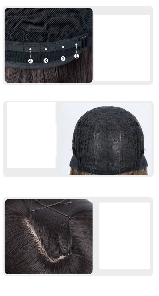 ウイッグ 自然な人毛100%フルウィッグ ウィッグにみえる帽子 ミディアムショート 株式会社S＆L ウイッグ帽子 レディース ウイッグ 自然な人毛100%フルウィッグ ウィッグ 帽子 ウィッグにみえる