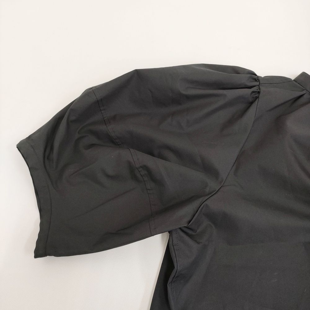 HYKE T/C BALLOON SLEEVE SHIRT 231-15191 サイズ1 バルーン