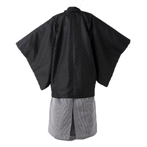 羽織袴 着物 フルセット 紋付 男児 ジュニア用 十三歳用 長襦袢 雪駄 