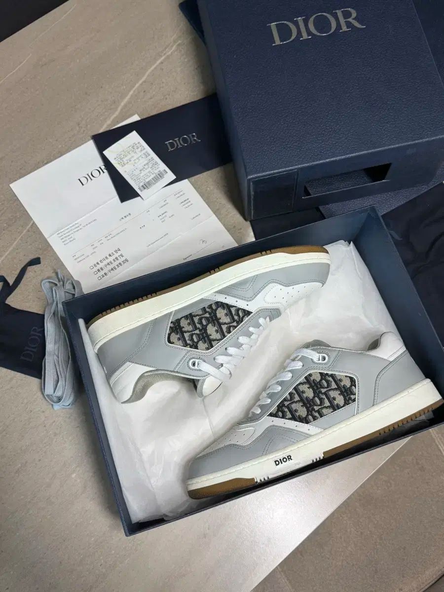 44 DIOR ディオール オブリーク B27 ロー スニーカーズ