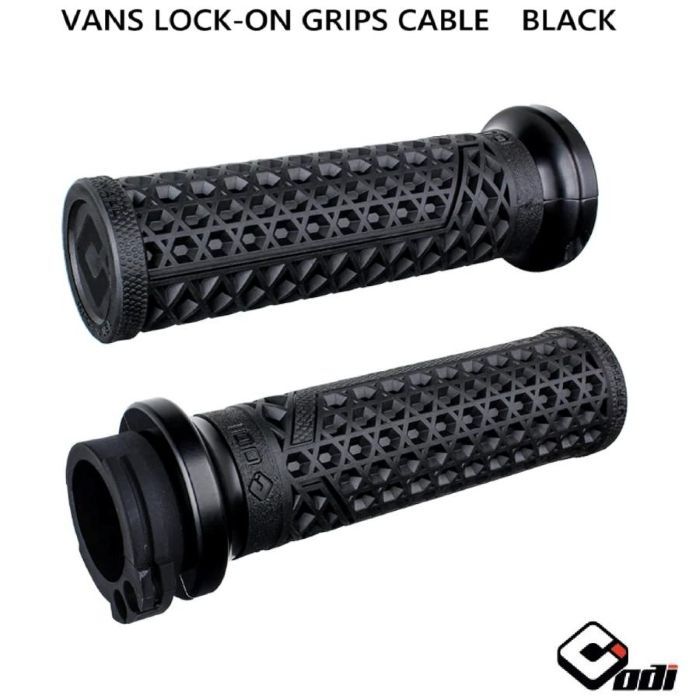 VANS|ODI LOCK-ON グリップ ケーブルスロットル ブラック V31VHCWB-MB 0630-3036 06303036