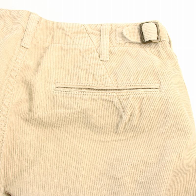 AVONTADE ベージュパンツ ボタンフライ AVONTADE ベージュパンツ ボタンフライ