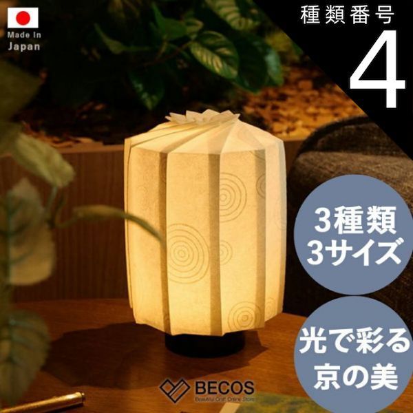 種類4 S|破れ七宝 折灯華 ぼんぼり tutu 細うず S M L ギフト おしゃれ イノベーティブクラフトワークス 和紙|11cm 13cm 17cm 白 キナリ 京表具 国産 職人|海外 手土産 モダン 卓上 ランプシェード|結婚祝い 新築