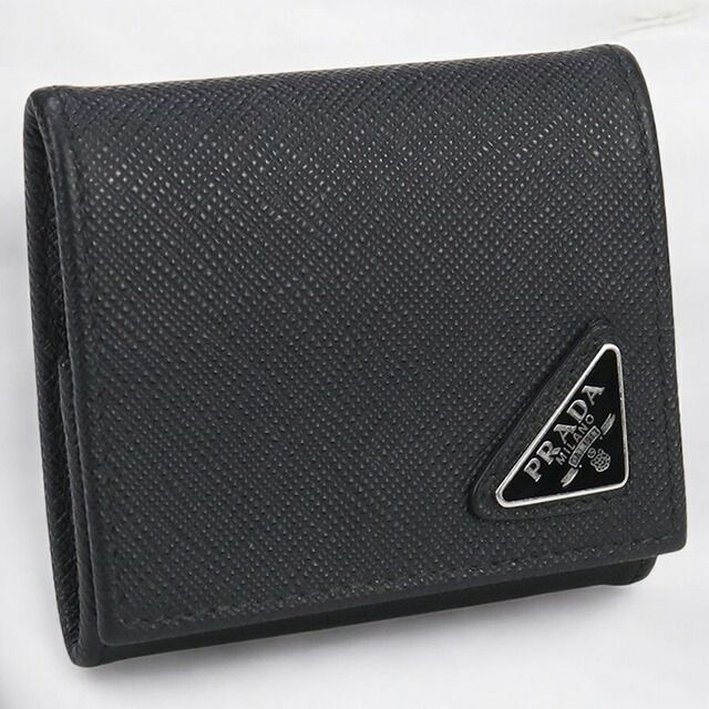 プラダ PRADA 小銭入れ メンズ 2MM935 QHH F0002 サフィアーノトライアングル コインケース