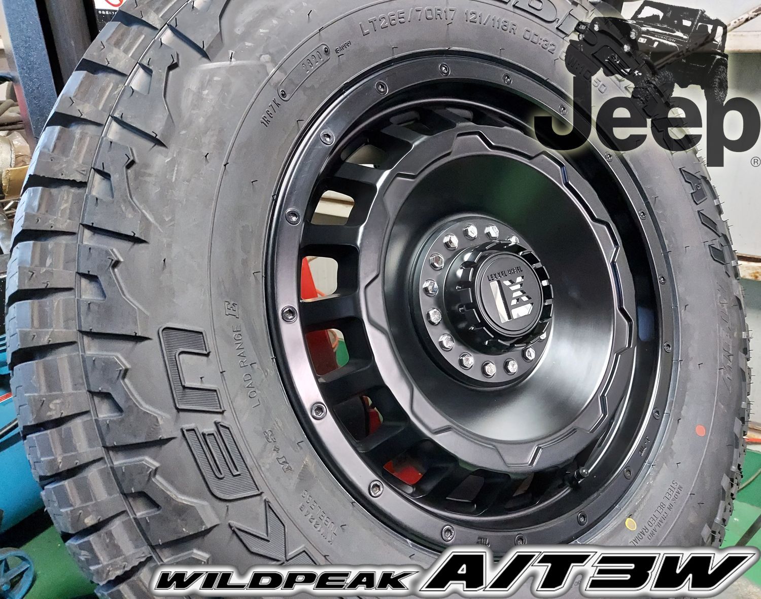 ラングラー JL JK タイヤホイールセット 17インチ SwaGGer FALKEN Wildpieak AT03W 265/70R17  265/65R17 LEXXEL レクセル SwaGGer スワッガー - メルカリ