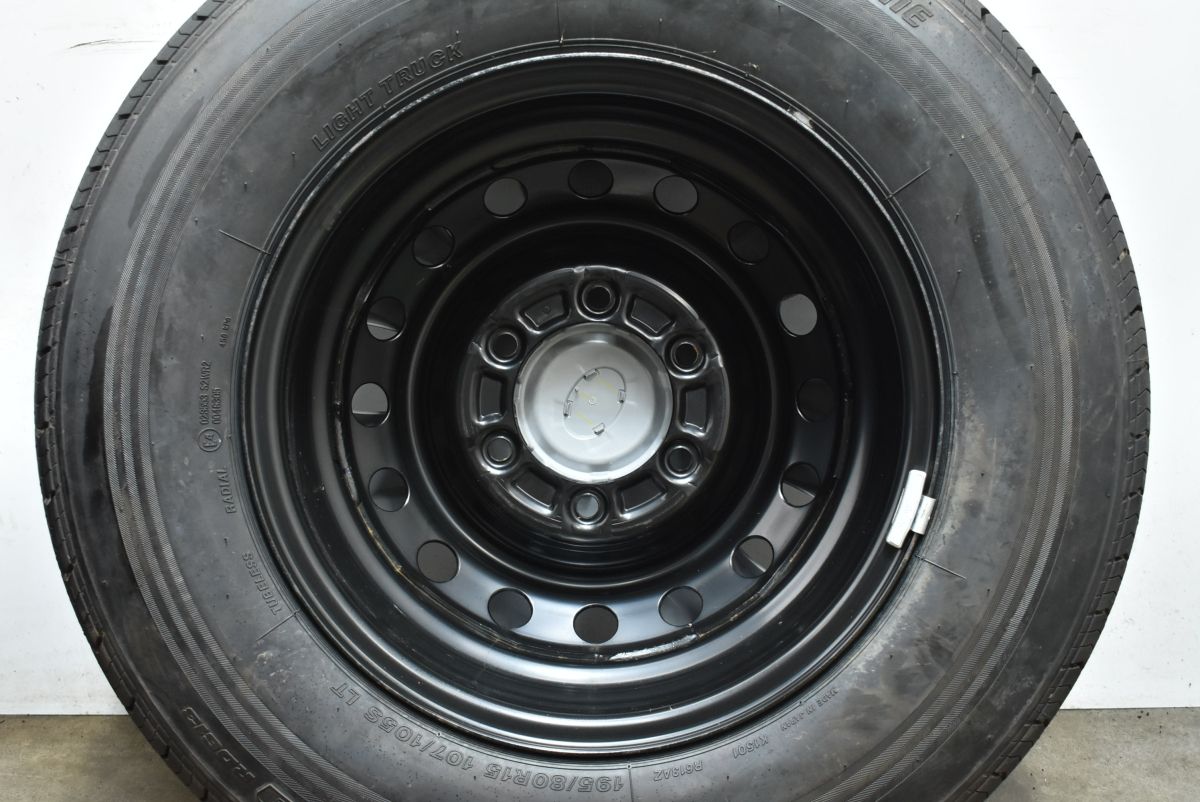 送料込】ハイエース 新車装着タイヤ エコピア RD-613 195/80R15 2024年