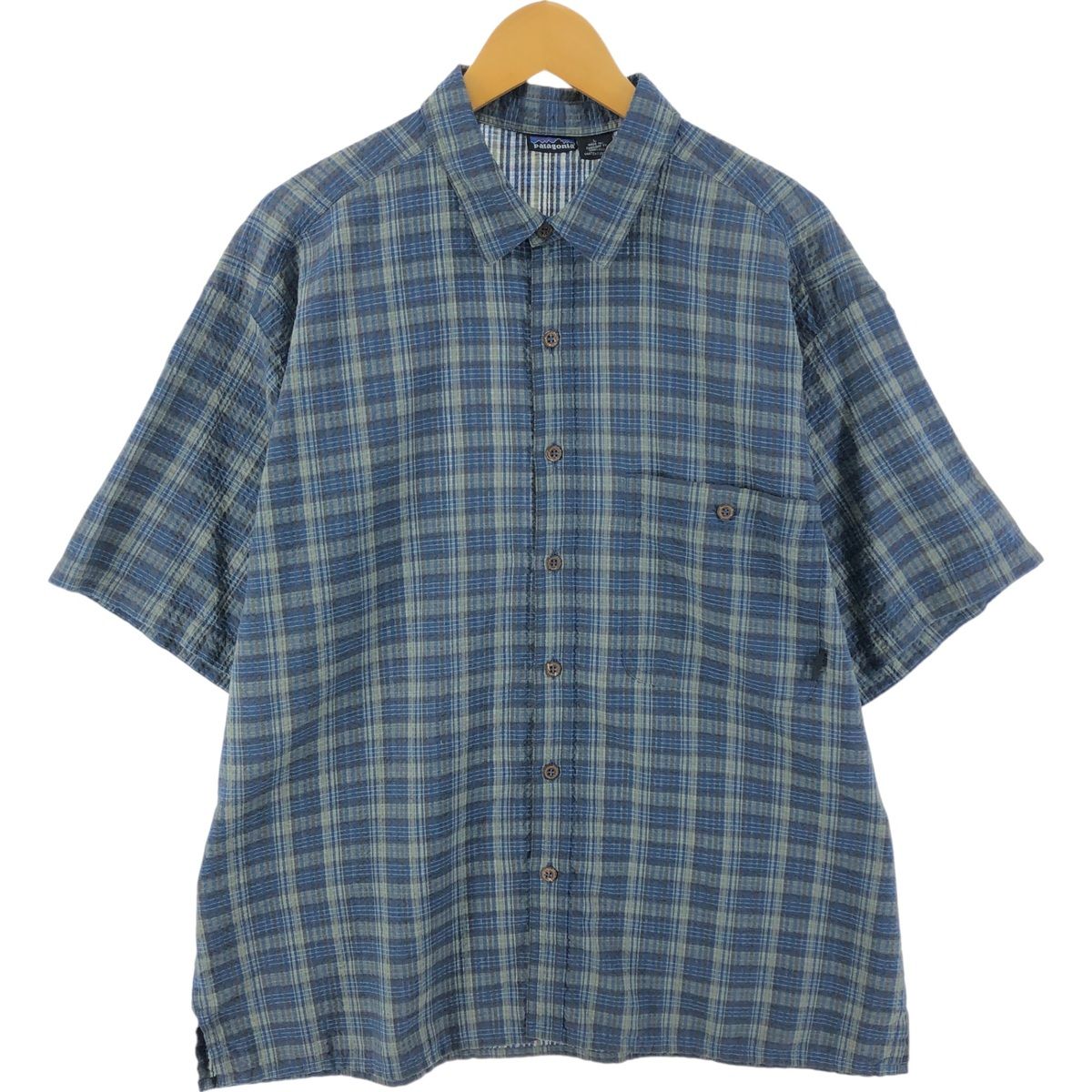 Patagonia 90’s シアサッカーシャツ　M size Patagonia 90's シアサッカーシャツ M size - メルカリ