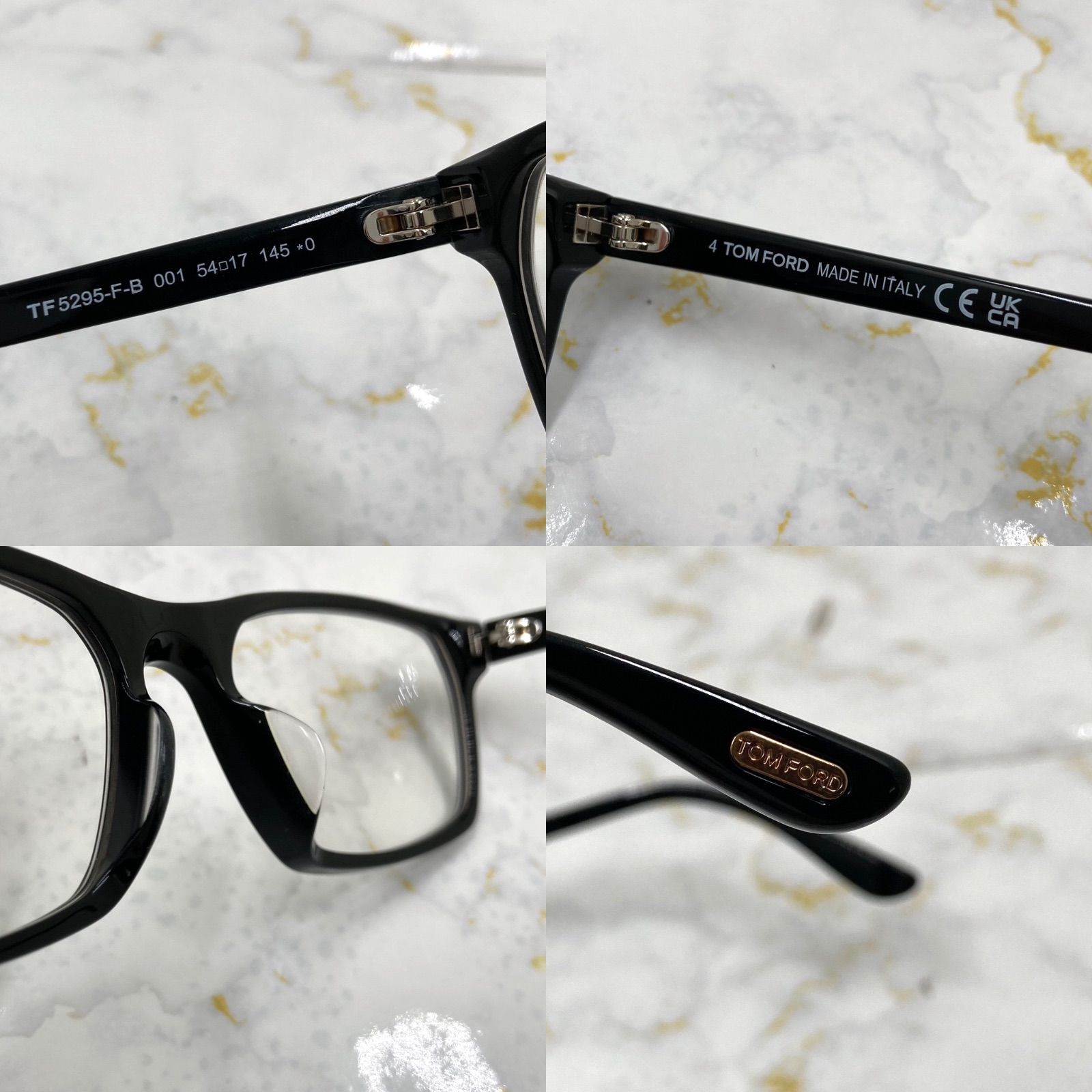 ほぼ新品❗️TOM FORD トムフォード TF5295-F-B 001 54 17 145 度入り 