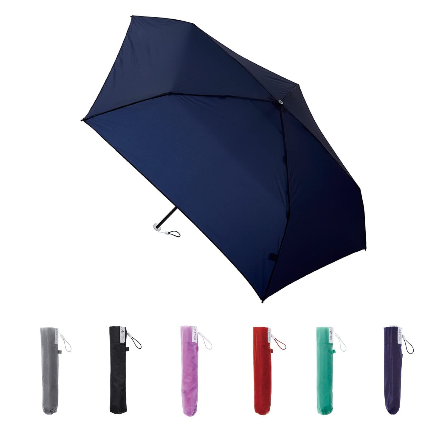 高い素材 折りたたみ傘 超軽量折りたたみ傘 ”マジカルテック グラベル フェザー 55”